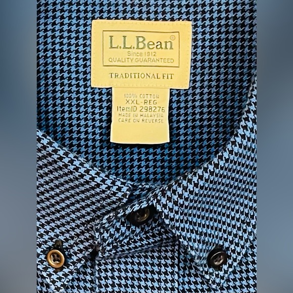 Men’s size XXL. L.L. Bean brand. Long sleeve flannel material button down shirt. - Picture 5 of 5